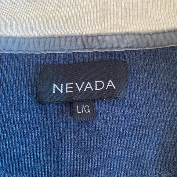 Vintage Y2K 90s Blue 100% cotton quarter zip knit sweater. Size L. - Picture 12 of 12